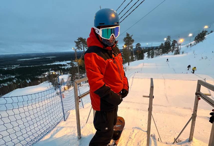 Diogo Carmona foi 4.º na Europa Cup de Snowboard