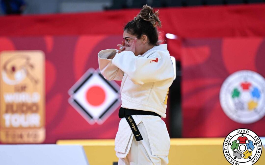 Patrícia Sampaio conquista ouro, Fonseca e Kvantidze em 5.º