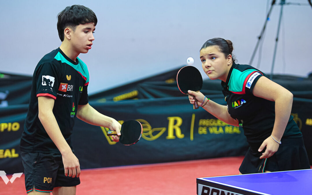 Lucas Adão e Leonor Gomes vencem Sub15 do WTT Youth Contender