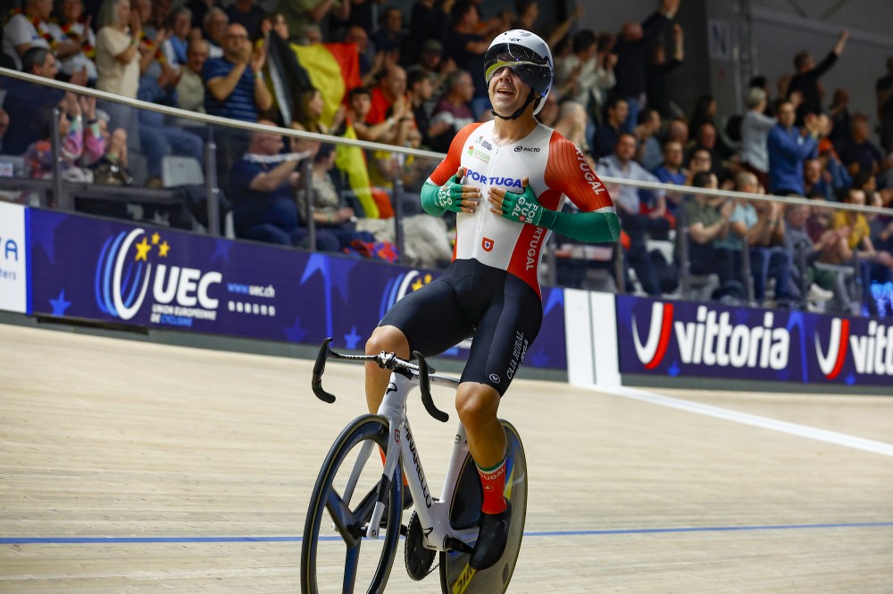 Iuri Leitão bate recorde de corrida por pontos e sagra-se Campeão Europeu